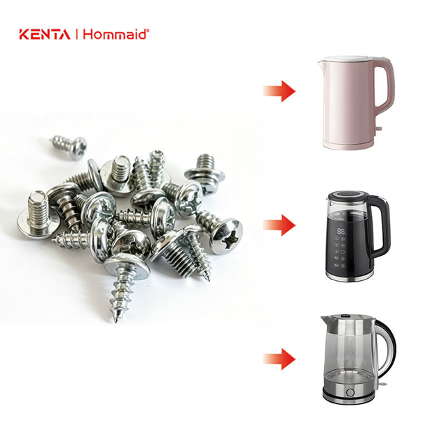 Electric Kettle Assembly Screws – Compatible with Heating Plates & Housing Parts