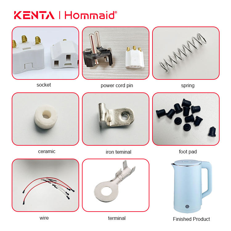 Electric Kettle Power Cord Cable – Anti-Aging Durable Wiring Spare Parts for Home Appliances