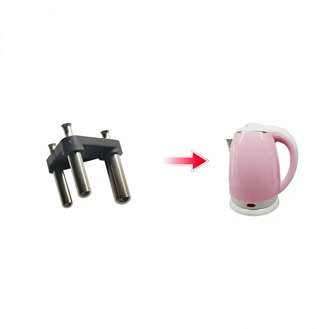  Heavy-Duty Three-Pin Plug Insert for Appliances - Factory Customized Durable Power Connector Component